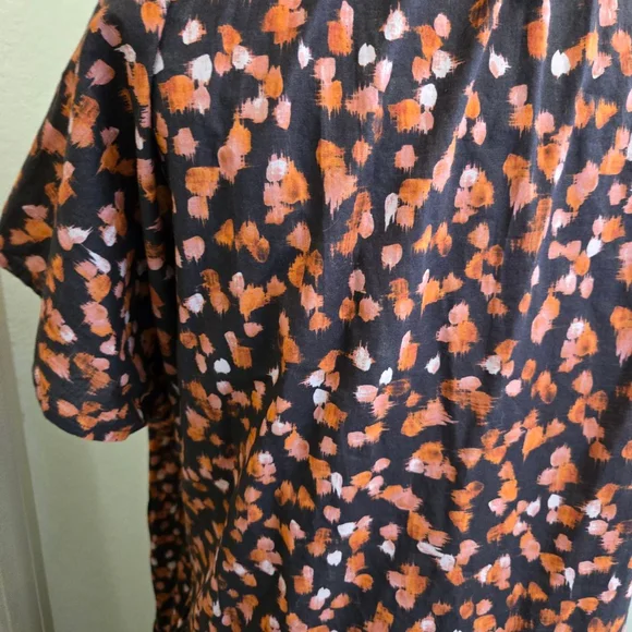 Johnny Was Calme Shirred Neck Tier Oversized Dress L 031039 cotton - Picture 6 of 6